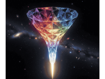 Floating crystal funnel glowing in stages demonstrating How to Design Sales Funnel